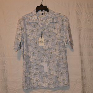 Men's Medium Crosby & Howard Short-Sleeve Button-Down Shirt, NWT